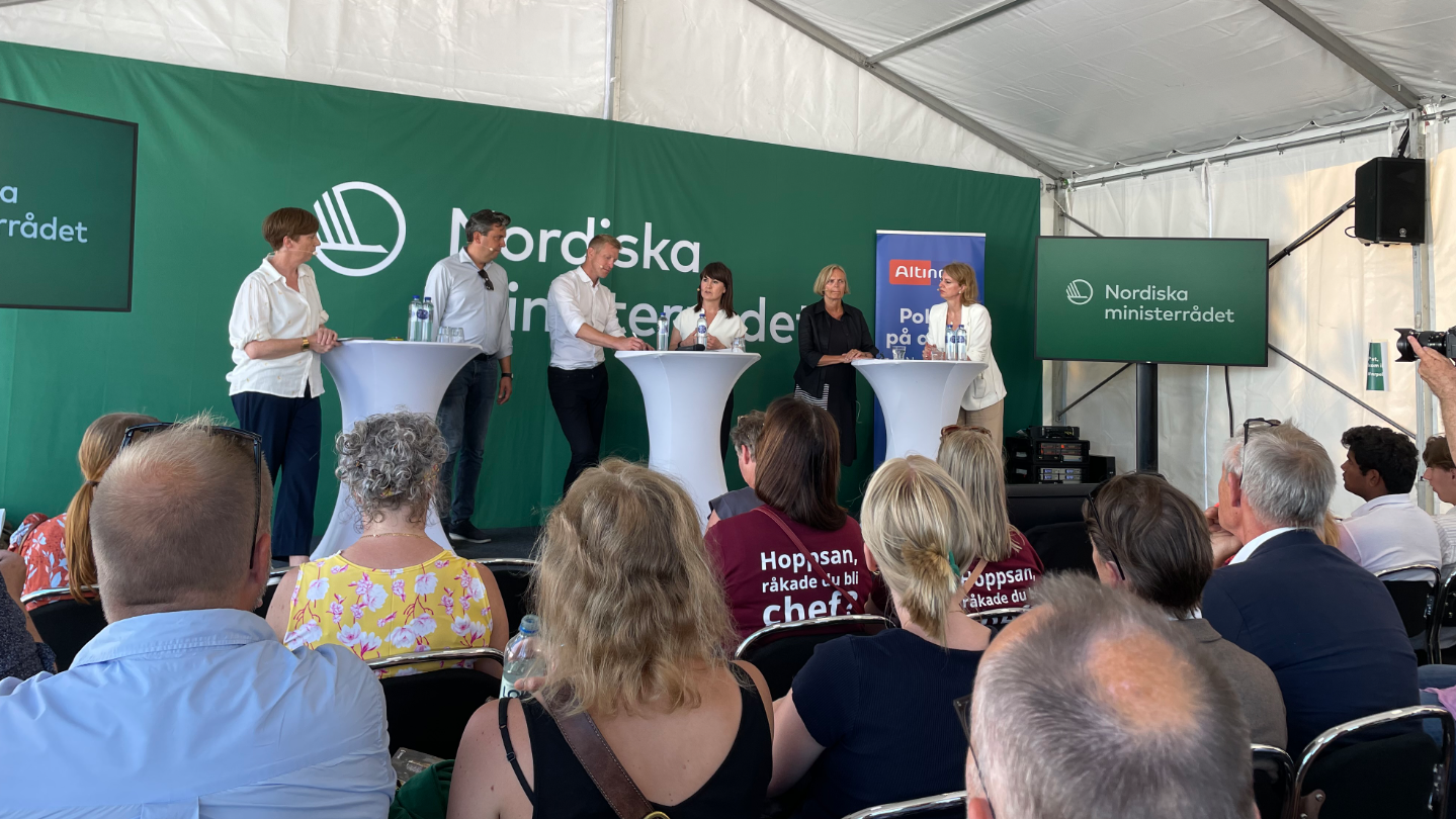 Nordiska Ministerrådet och Altinget i Almedalen 2023