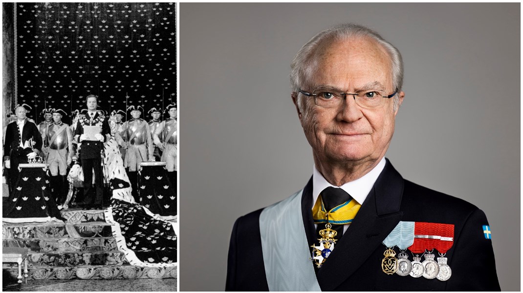 Carl XVI Gustaf
är den längst regerande monarken i Sveriges historia. I september firar han 50
år på tronen.