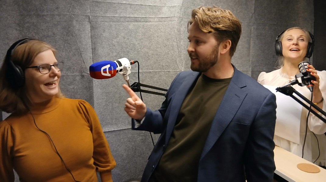 Från vänster: Linda Berglund, Lukas Marklund och Lisa Bjurwald.