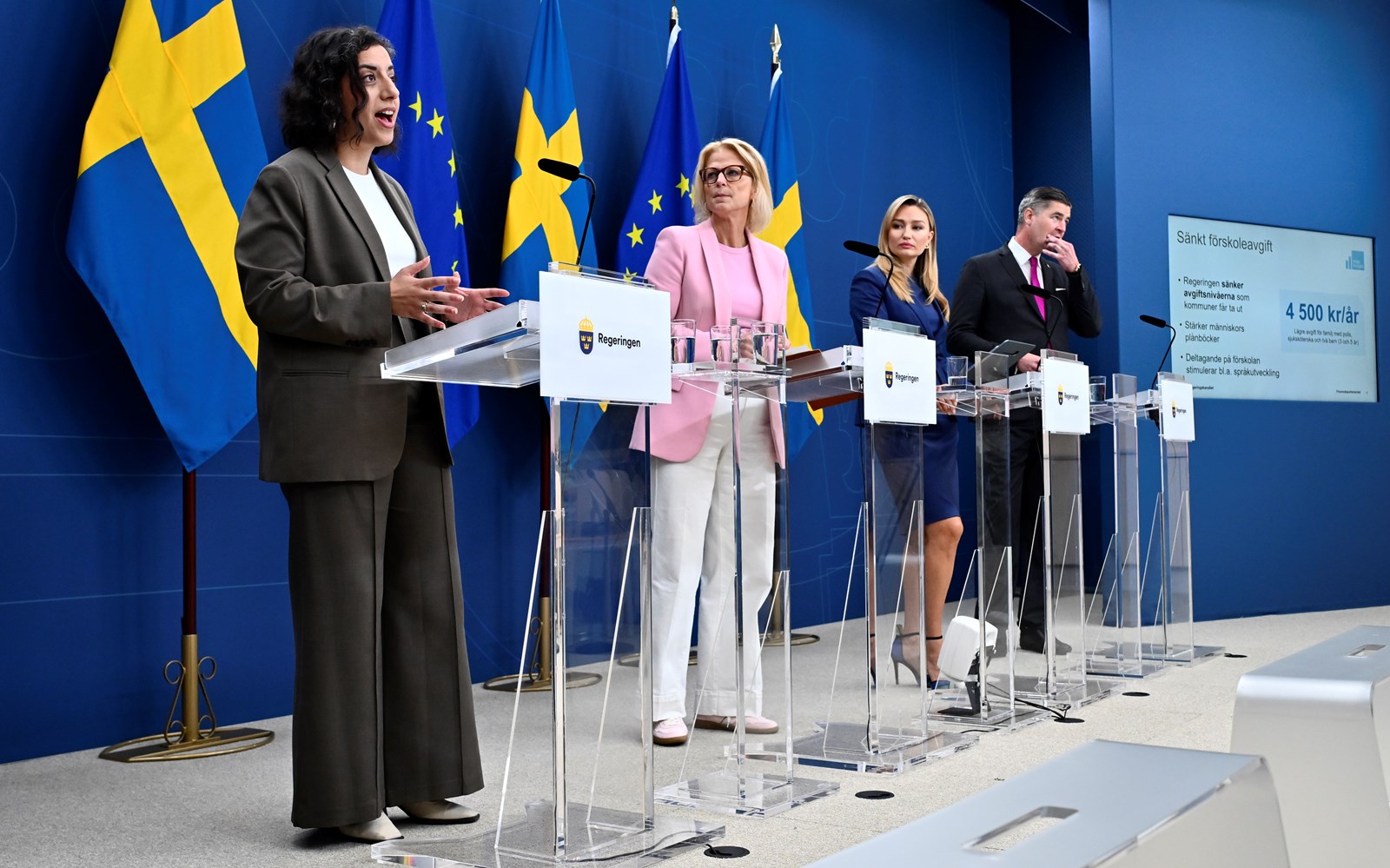 Liberalerna vill att Sverige går med i eurosamarbetet. Moderaterna och KD vill utreda frågan – och SD säger blankt nej.