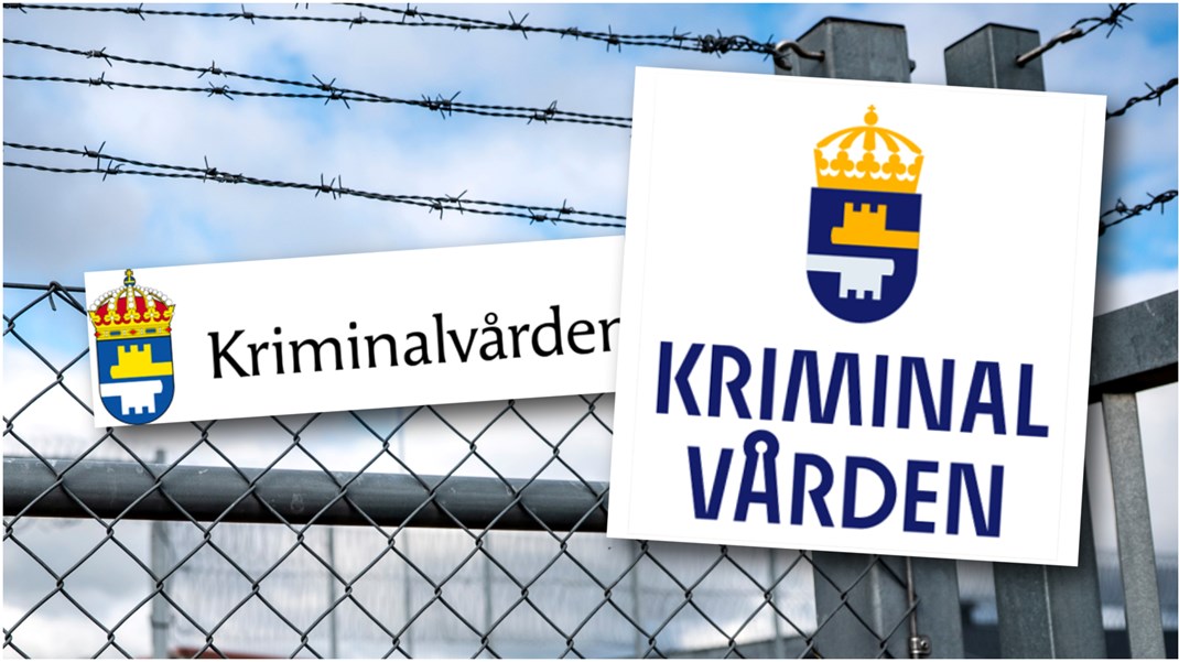 Kriminalvården har bytt grafisk profil. Den gamla logotypen har ersatts med en ny (till höger i bild).&nbsp;